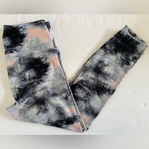 Athleta Tie-Dye Leggings - Black, Gray, Pink